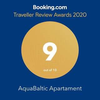 Апартаменты AquaBaltic Apartament Свиноуйсьце Апартаменты с балконом-4